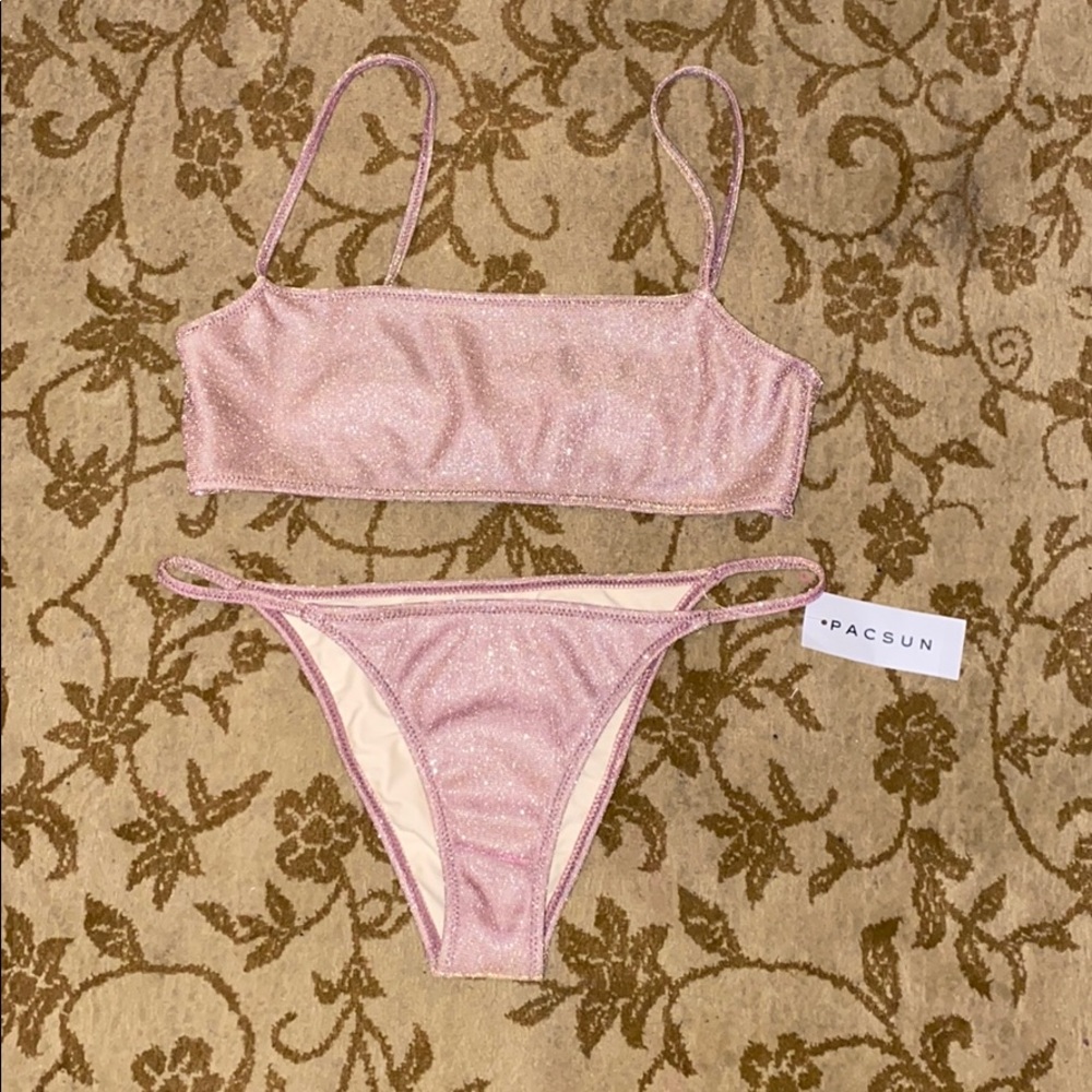 Sparkly Pink Bikini Small